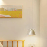 Bell-shaped Cream White Bedroom Pendant Light - Clowas